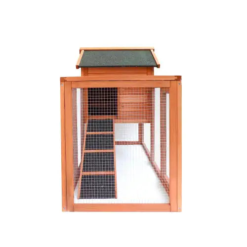 Simple Setup Wood Rabbit Hutch
