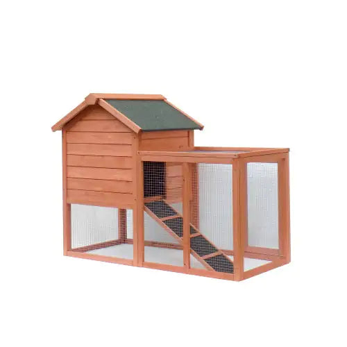 Simple Setup Wood Rabbit Hutch